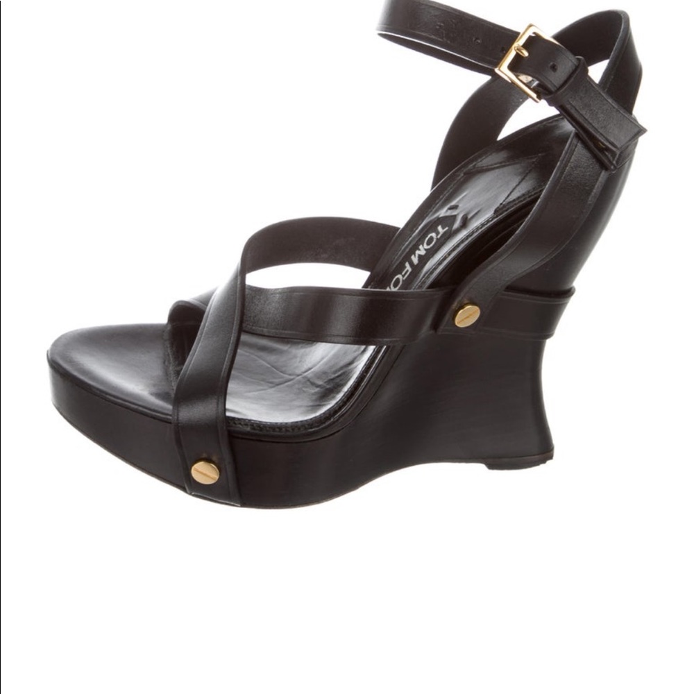 Tom Ford Wedge Sandals - Picture 2 of 8
